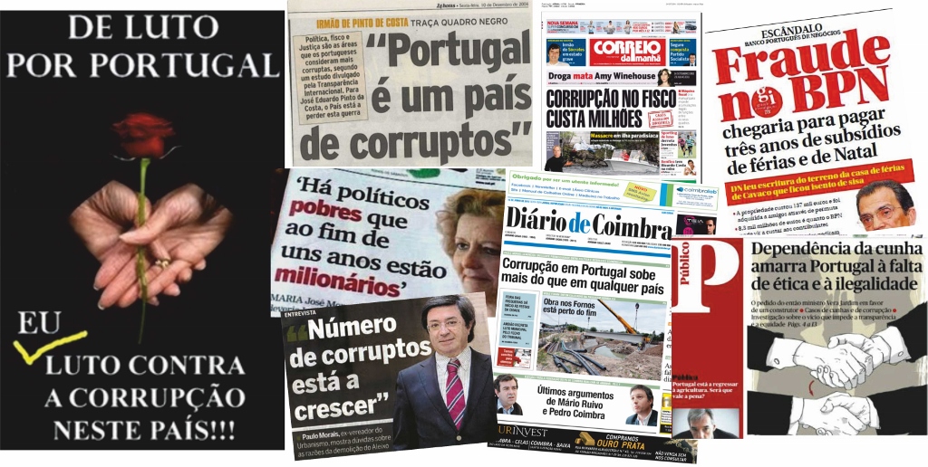 Image result for a corrupÃ§Ã£o em portugal